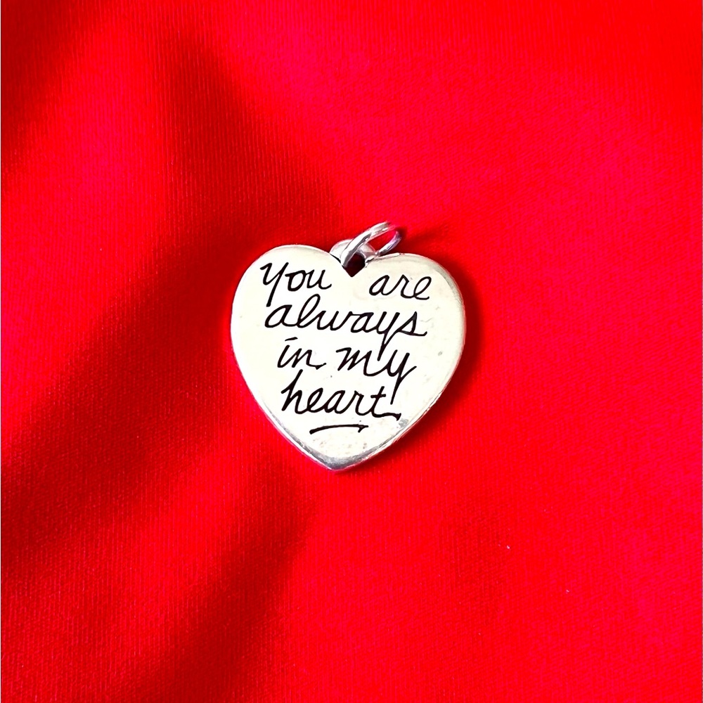 James Avery “You are always in my heart” Charm
